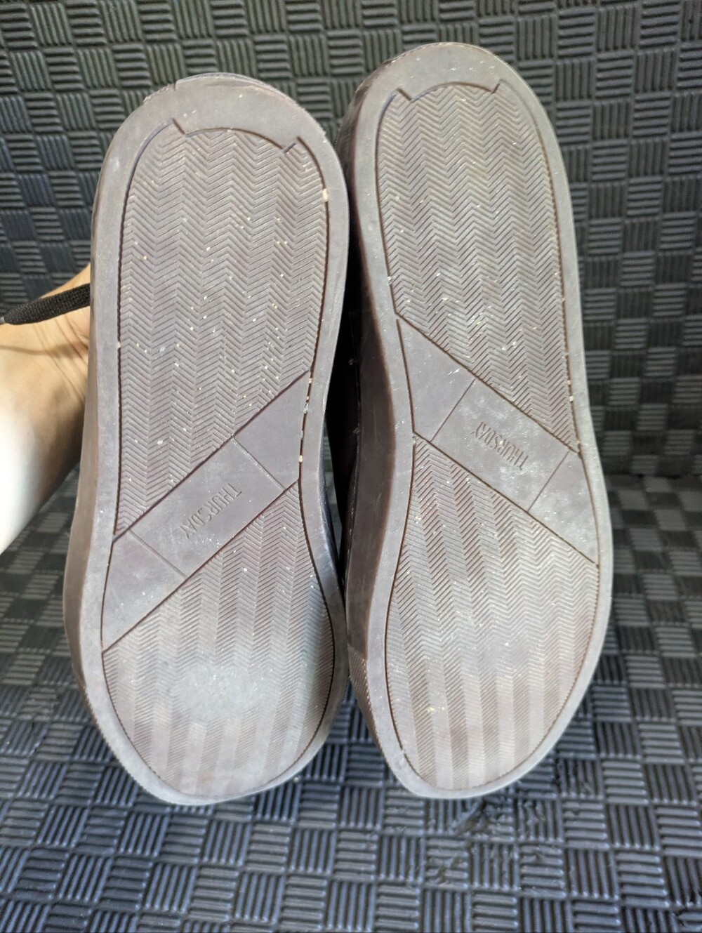 Thursday Everyday Shoes Mens Size 9.5 Brown Leather Casual Sneakers Handmade - Picture 2 of 6